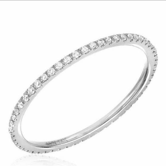 Dazzling Diamond Infinity Band Ring - Picture 2 of 4